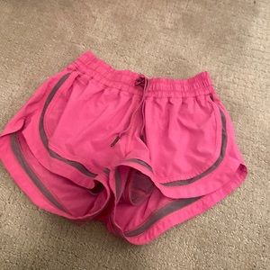 lululemon rare bright pink shorts